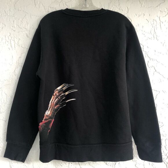H&M NIGHTMARE ON ELM STREET Freddy Krueger Pullover Crew Neck Sweatshirt Small - Picture 5 of 7